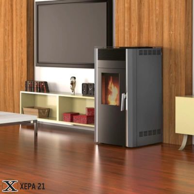 Суха Пелетна Камина LUCA S8 сива