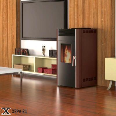 Суха Пелетна Камина LUCA S8 кафява