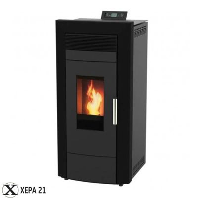 Пелетна камина Commo 21 ЧЕРНО 