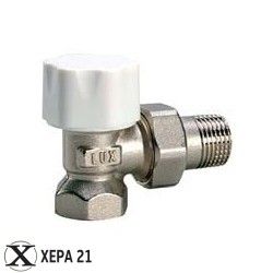 Вентил радиаторен за терморегулатор прав 1/2" х 1/2"- LUXOR