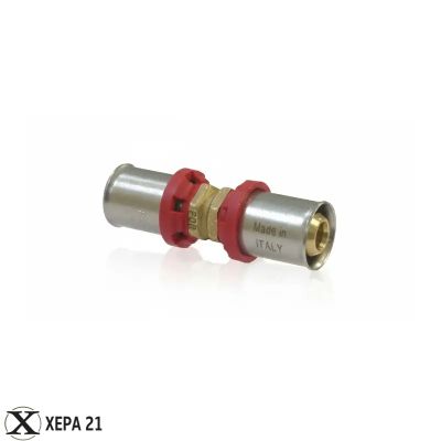 Прес-фитинг прав за Pex-Al-Pex тръба Ø32 х Ø32 - Fornara серия ForPress 