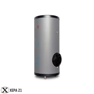 Комбиниран подово стоящ бойлер TEDAN Combi Pro Мах INOX 500 литра, две серпентини, неръждаем, 6 kW 