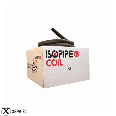 Непрекъсната тръбна изолация ISOCOIL Ф22х6мм в кутия 47 метра за климатични системи 