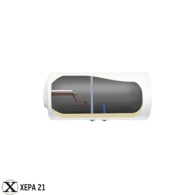 Неръждаем хоризонтален бойлер TEDAN Standard INOX 80л, 2kW с ел. изводи отляво и 12 години гаранция 