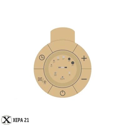 Електрическа лира за баня Crystal E-CORALITE 300 W, sb-brass, 800 X 500 mm 
