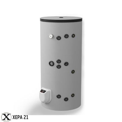 Стоящ бойлер ЕЛДОМ FV30067S2 - 0kW с 2 серпентини 300 FV30067S2